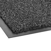 Crown Cross-Over Medium Traction Scraper/Wiper Mat 3' x 5', Gray